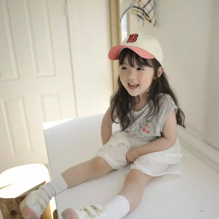 Buttercup - Korean Children Fashion - #childrensboutique - Cherry Mark Pin Tee - 4