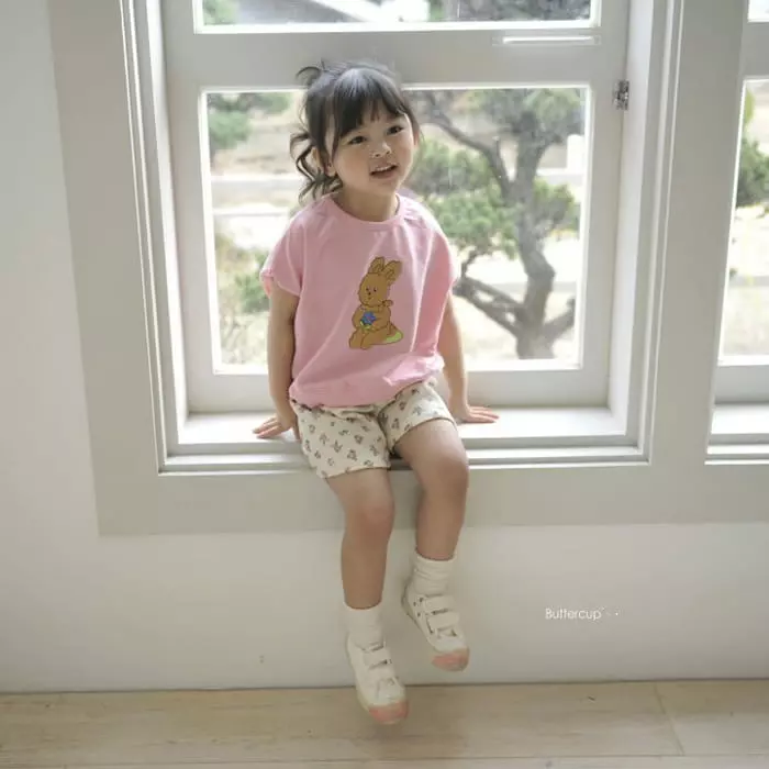 Buttercup - Korean Children Fashion - #discoveringself - Waffle Flower Shorts - 8