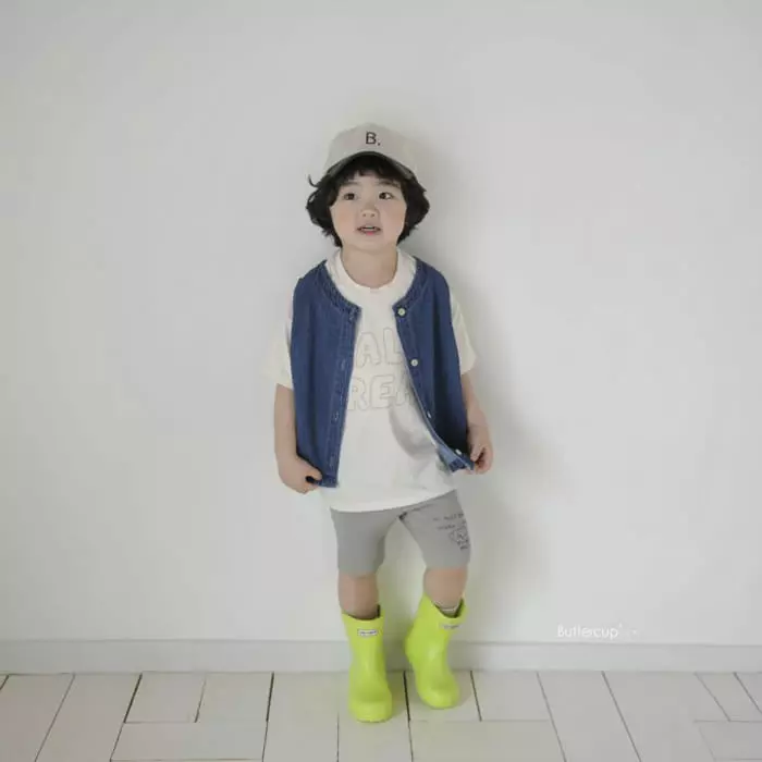 Buttercup - Korean Children Fashion - #discoveringself - Morden Denim Vest