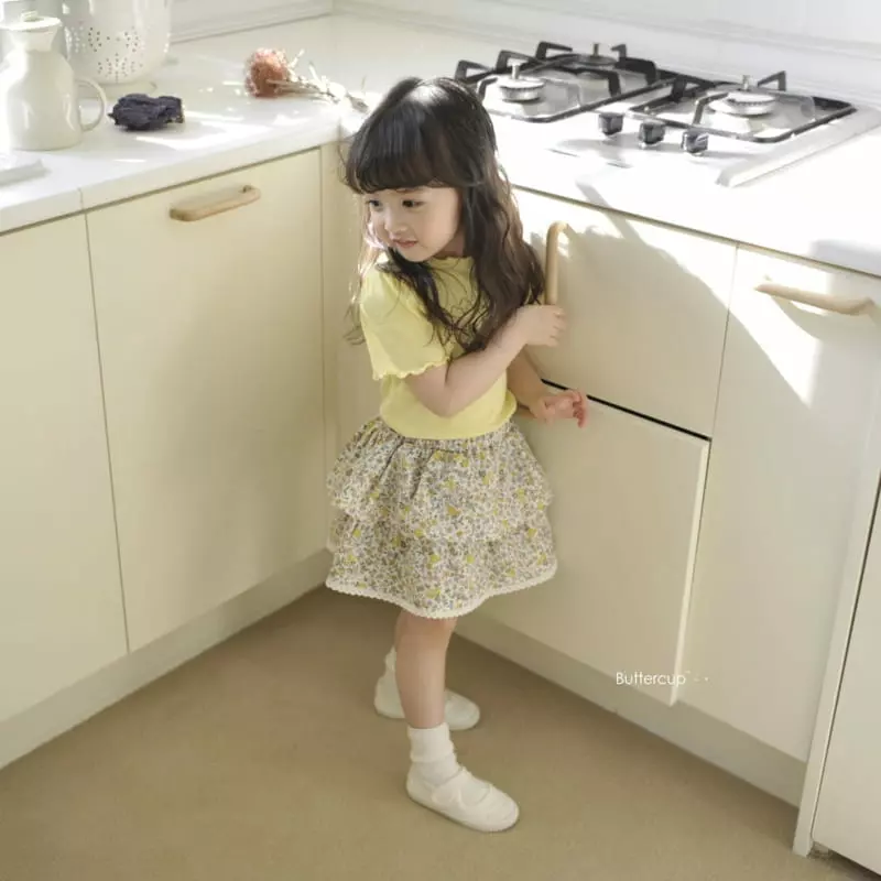 Buttercup - Korean Children Fashion - #discoveringself - Cherry Rabbit Rib Short Sleeves Tee - 12