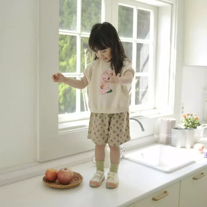 Buttercup - Korean Children Fashion - #fashionkids - Waffle Flower Shorts - 9