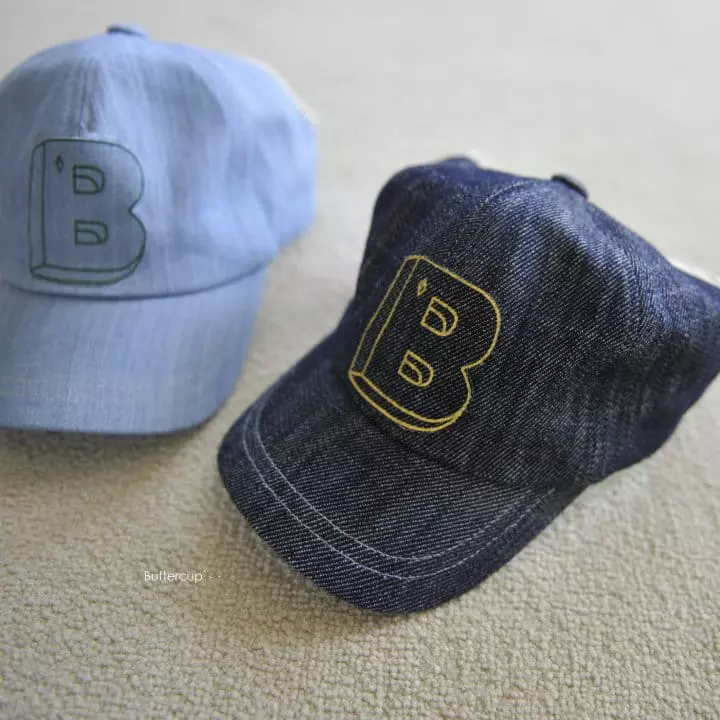 Buttercup - Korean Children Fashion - #fashionkids - B Denim Cap - 2