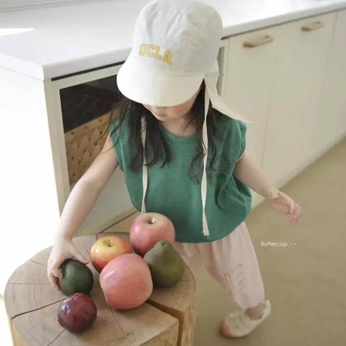 Buttercup - Korean Children Fashion - #kidsshorts - Cherry Mark Pin Tee - 7