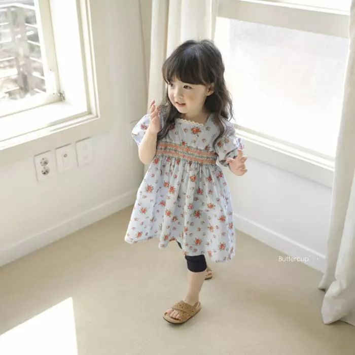 Buttercup - Korean Children Fashion - #kidsstore - Smocked Garden One-piece - 3
