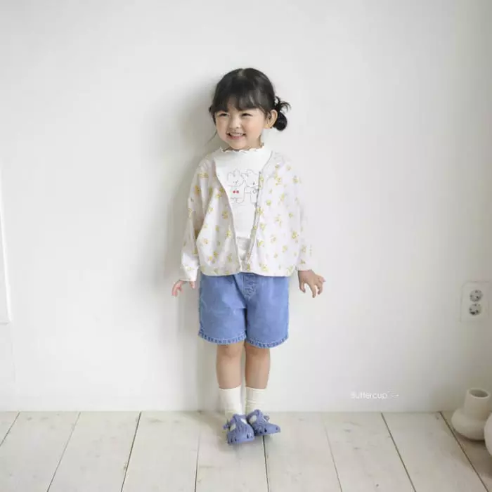 Buttercup - Korean Children Fashion - #kidsstore - Simple Denim Shorts