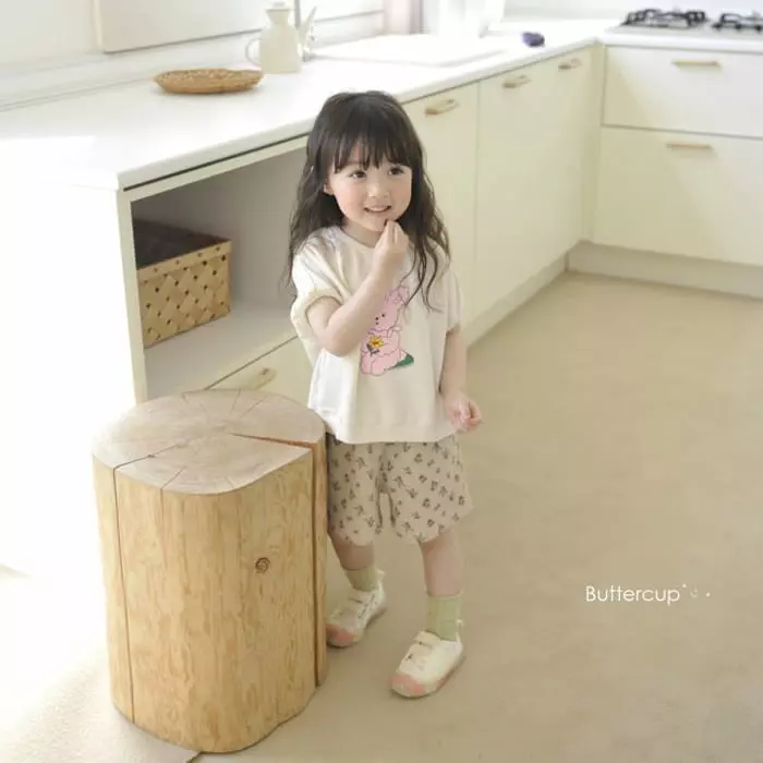Buttercup - Korean Children Fashion - #kidzfashiontrend - Waffle Flower Shorts - 12