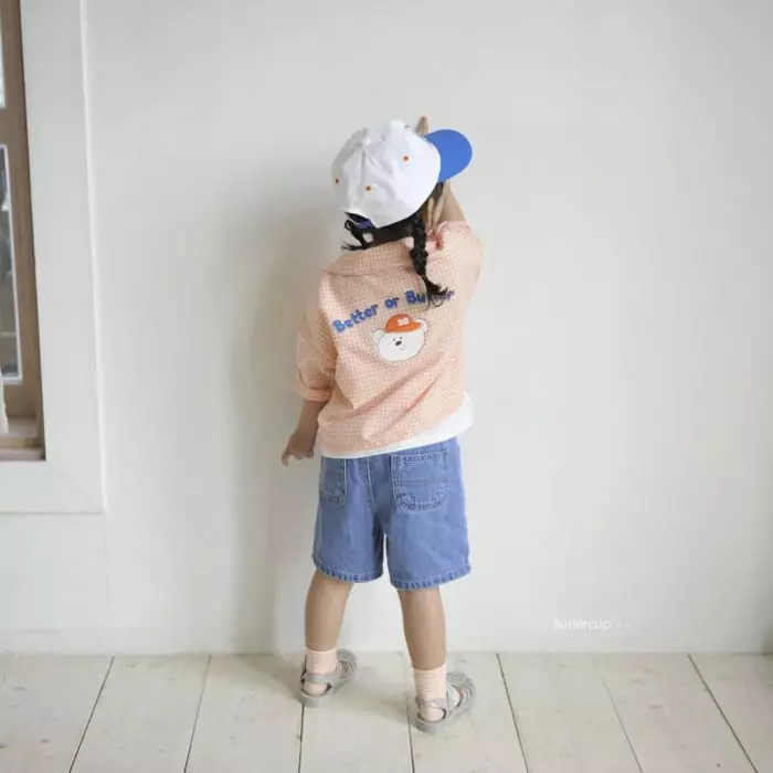 Buttercup - Korean Children Fashion - #magicofchildhood - Simple Denim Shorts - 5