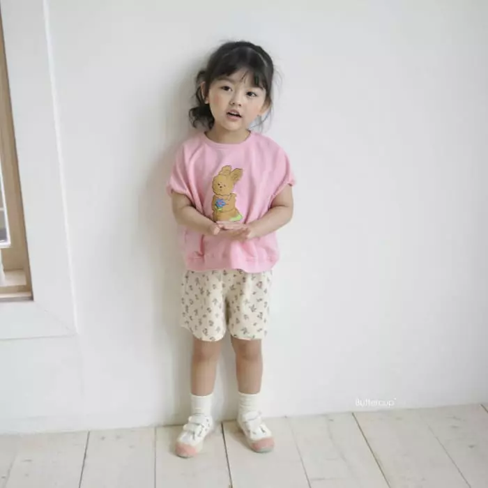 Buttercup - Korean Children Fashion - #minifashionista - Waffle Flower Shorts - 2