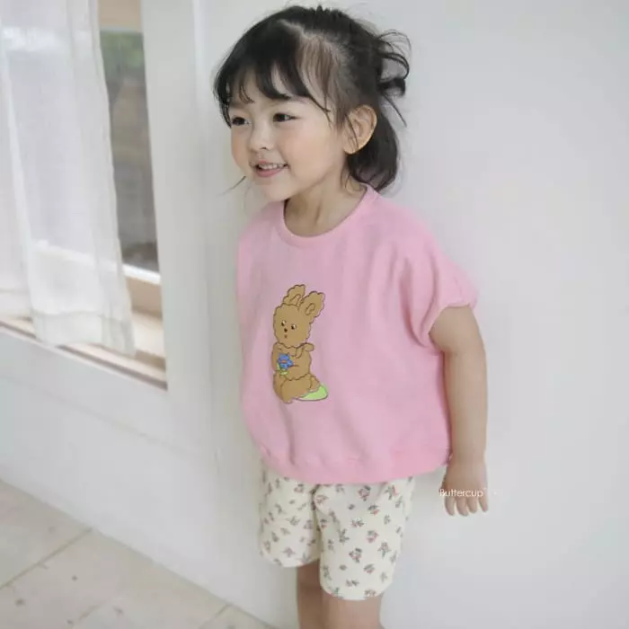 Buttercup - Korean Children Fashion - #minifashionista - Picnic Rabbit Tee