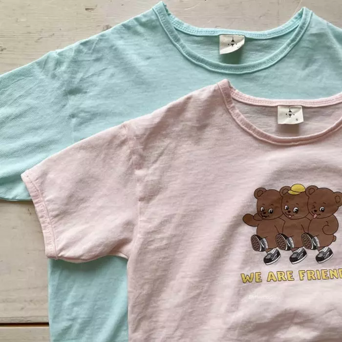 Buttercup - Korean Children Fashion - #minifashionista - Bans Bear Tee - 11