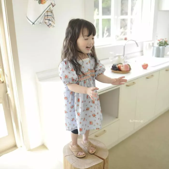 Buttercup - Korean Children Fashion - #prettylittlegirls - Smocked Garden One-piece - 9