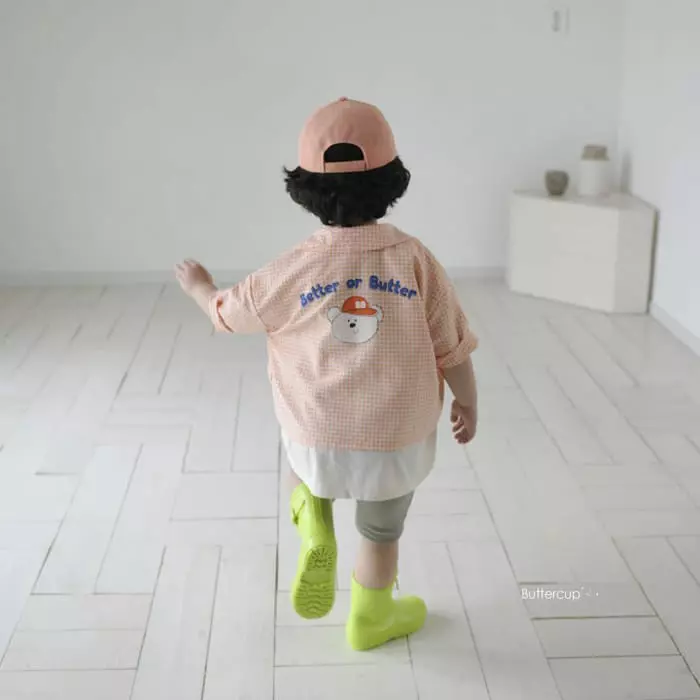 Buttercup - Korean Children Fashion - #minifashionista - Vivi Bear Shirt Jacket - 4
