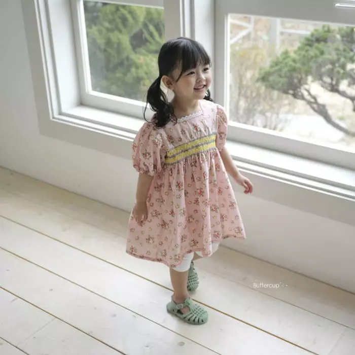 Buttercup - Korean Children Fashion - #stylishchildhood - Smocked Garden One-piece - 12