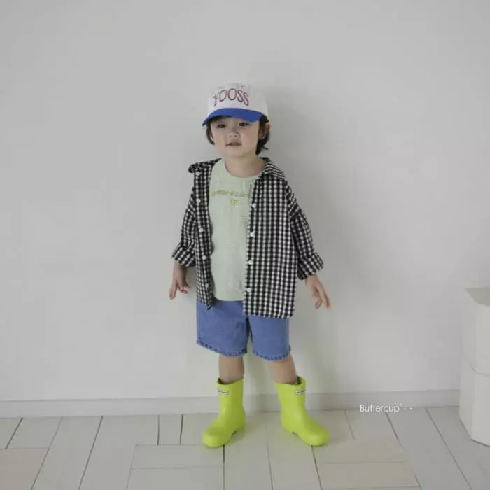 Buttercup - Korean Children Fashion - #stylishchildhood - Simple Denim Shorts - 10