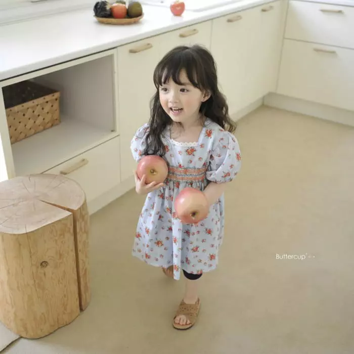 Buttercup - Korean Children Fashion - #toddlerclothing - Smocked Garden One-piece - 11