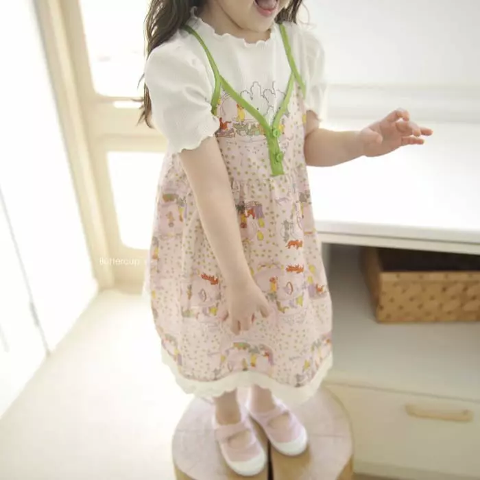 Buttercup - Korean Children Fashion - #toddlerclothing - Circus Layered One-piece - 3
