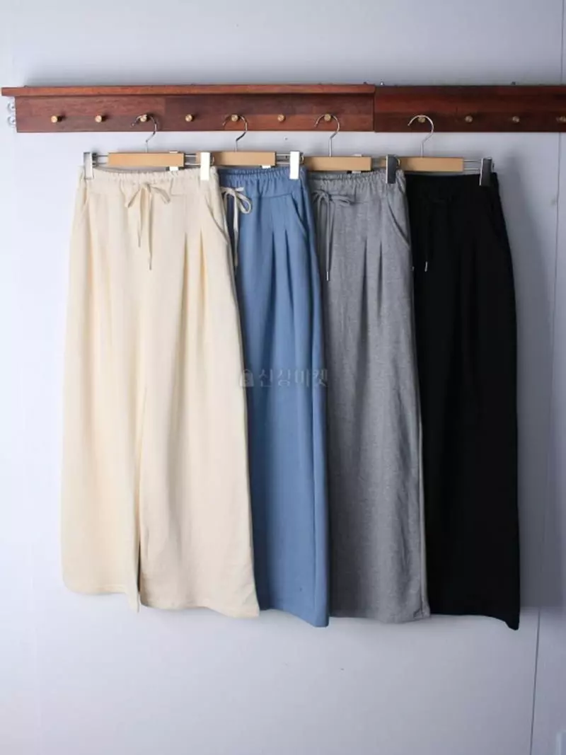Chemi - Korean Women Fashion - #momslook - Terry Pants - 4