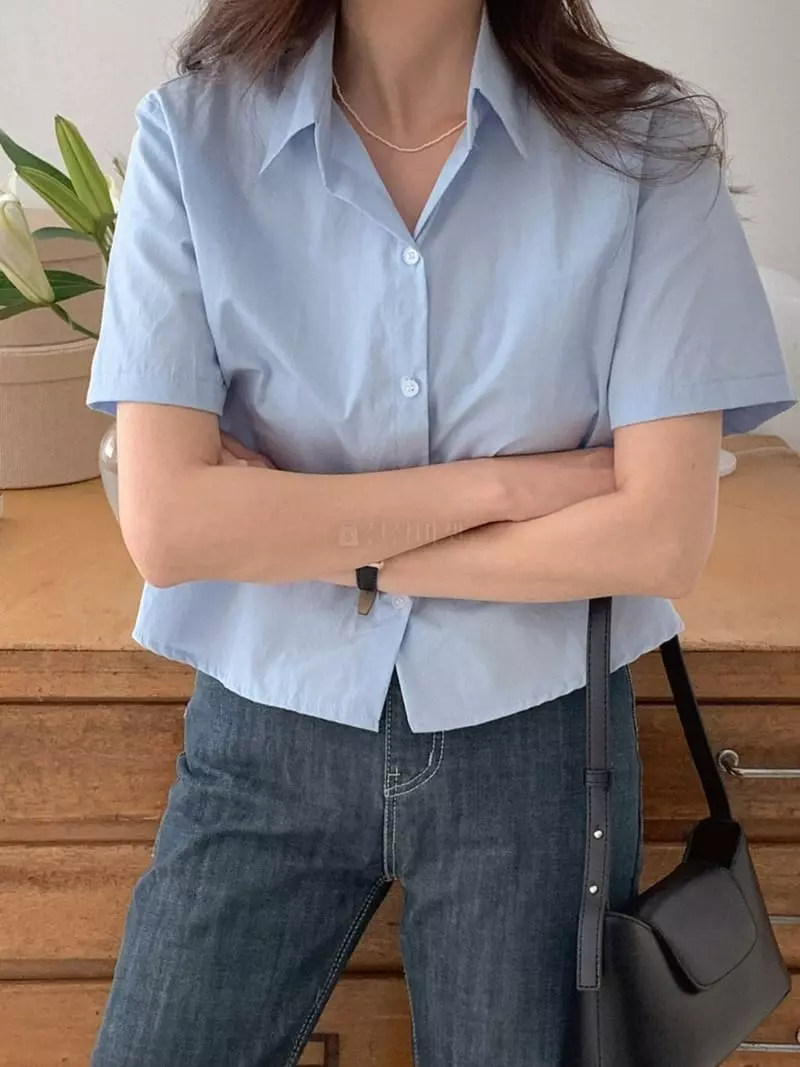Chemi - Korean Women Fashion - #restrostyle - Genie Shirt - 2