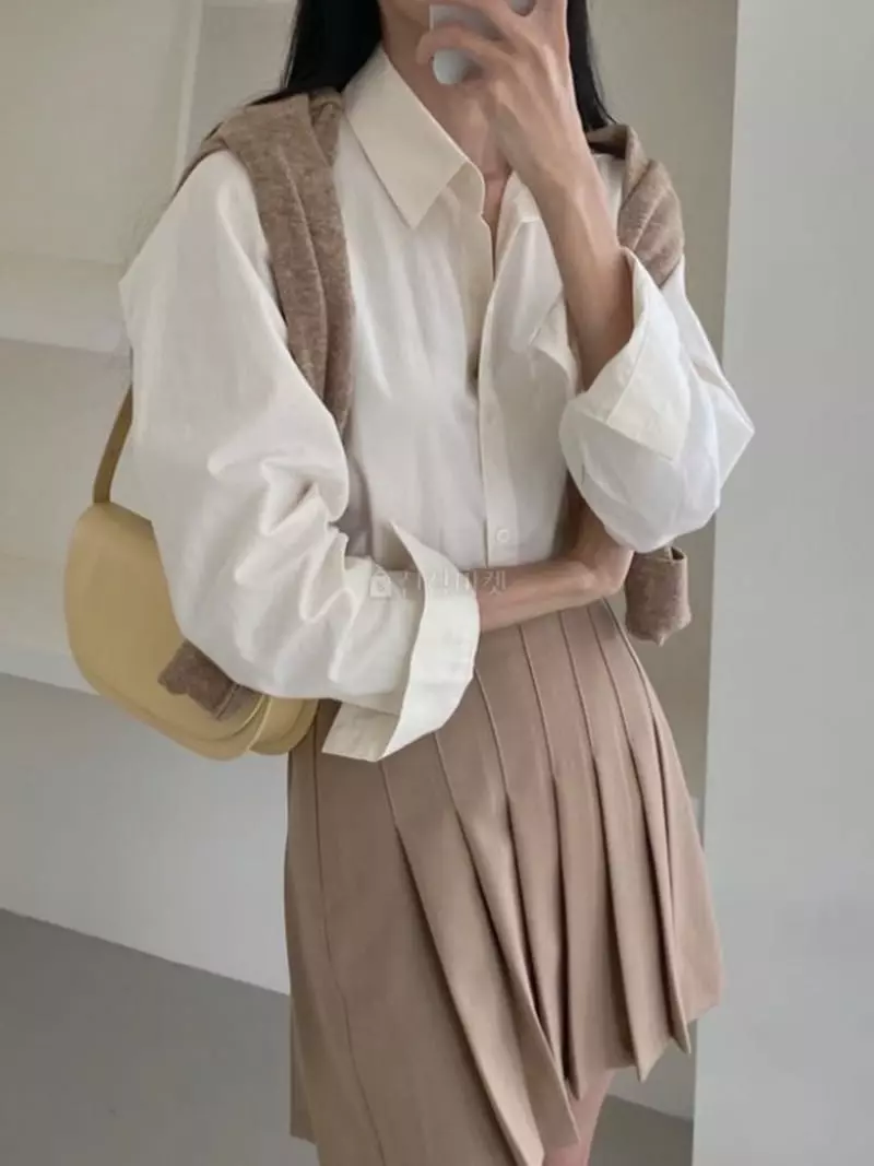Chemi - Korean Women Fashion - #vintageinspired - Dcemi Shirt - 2