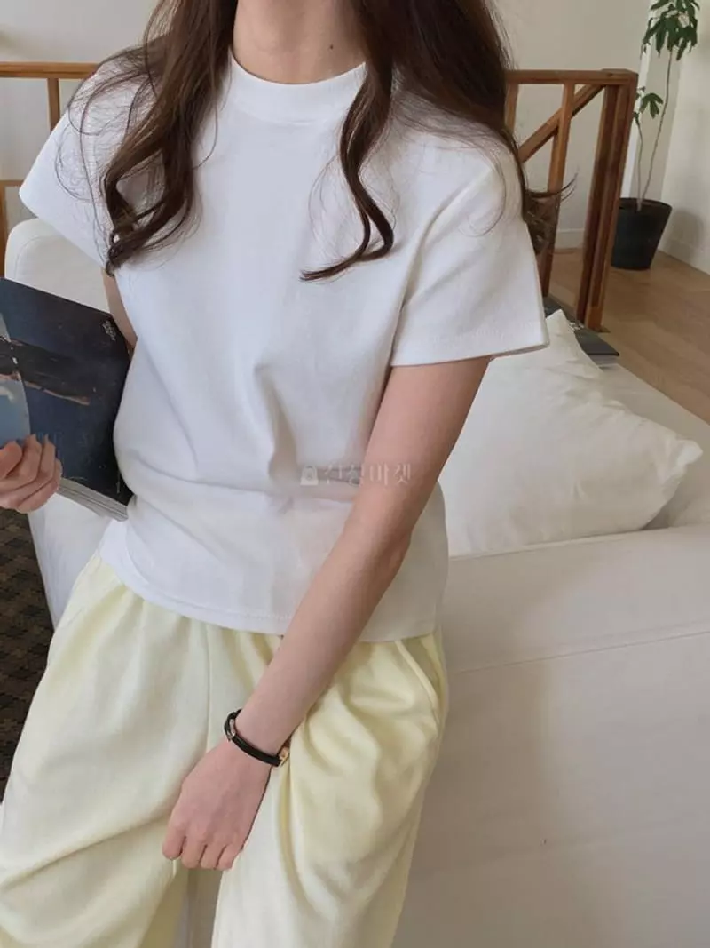 Chemi - Korean Women Fashion - #vintagekidsstyle - Heart Tee - 3