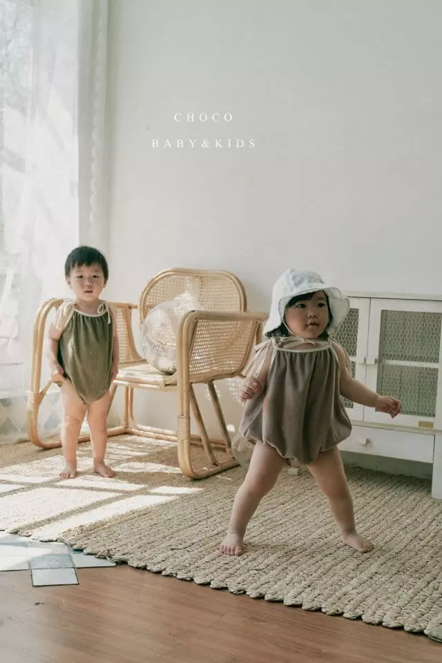 Choco bebe - Korean Baby Fashion - #babyboutique - Terry Sleeveless - 6