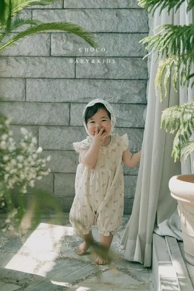 Choco bebe - Korean Baby Fashion - #babyfever - Beeb Lace Bonnet - 2