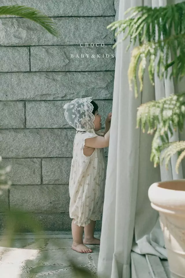 Choco bebe - Korean Baby Fashion - #babygirlfashion - Beeb Lace Bonnet - 3