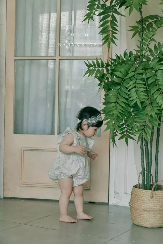 Choco bebe - Korean Baby Fashion - #babyoninstagram - Burbena Frill Sleeveless Bodysuit - 6