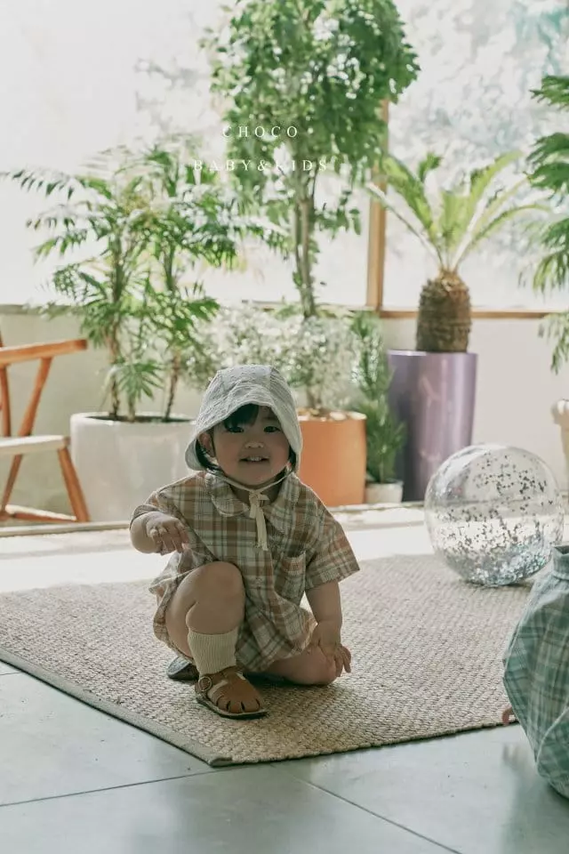 Choco bebe - Korean Baby Fashion - #babyootd - Bebe Dia Cap Bonnet