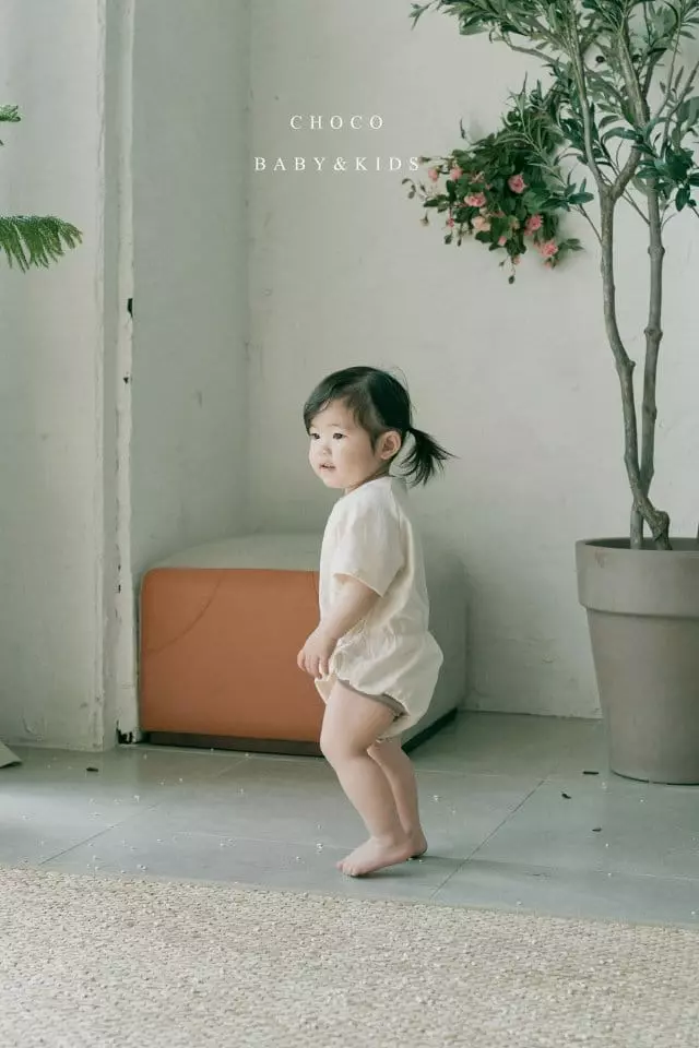 Choco bebe - Korean Baby Fashion - #babyoutfit - Cocoa Bodysuit - 4