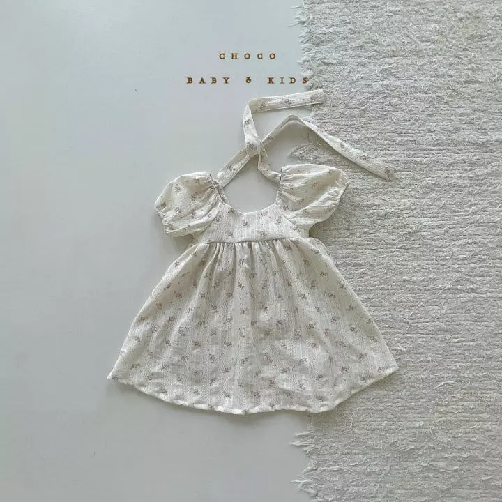 Choco bebe - Korean Children Fashion - #Kfashion4kids - Plin Ribbon One-piece - 6