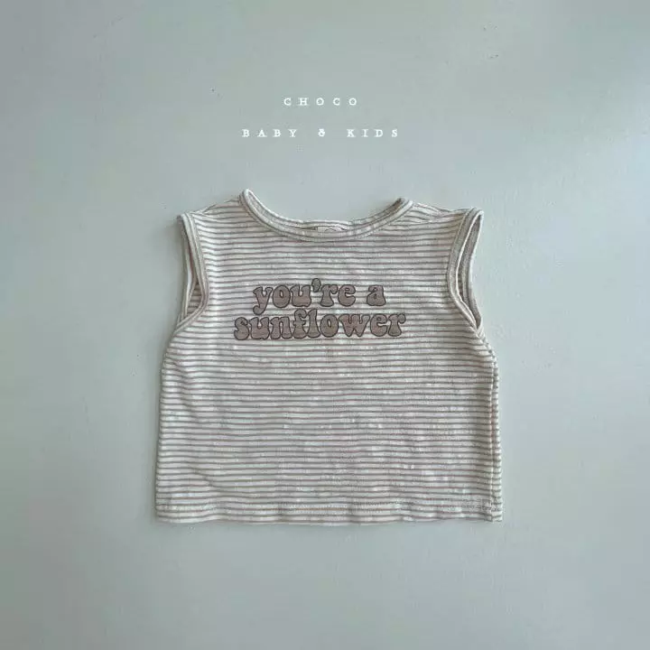 Choco bebe - Korean Children Fashion - #childofig - Sun Flower Sleeveless - 5