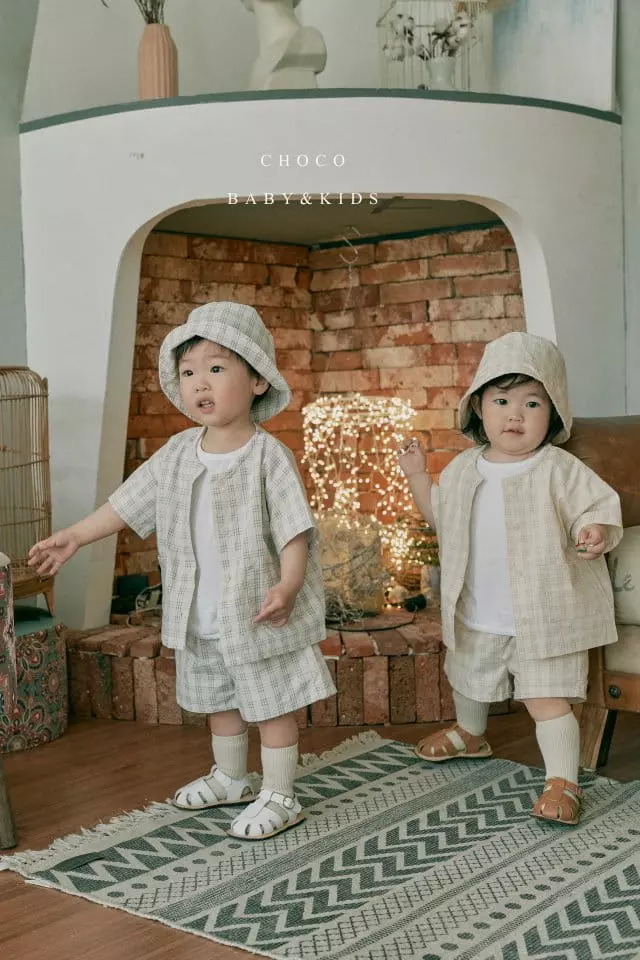 Choco bebe - Korean Children Fashion - #childofig - Milk Check Shirt - 3