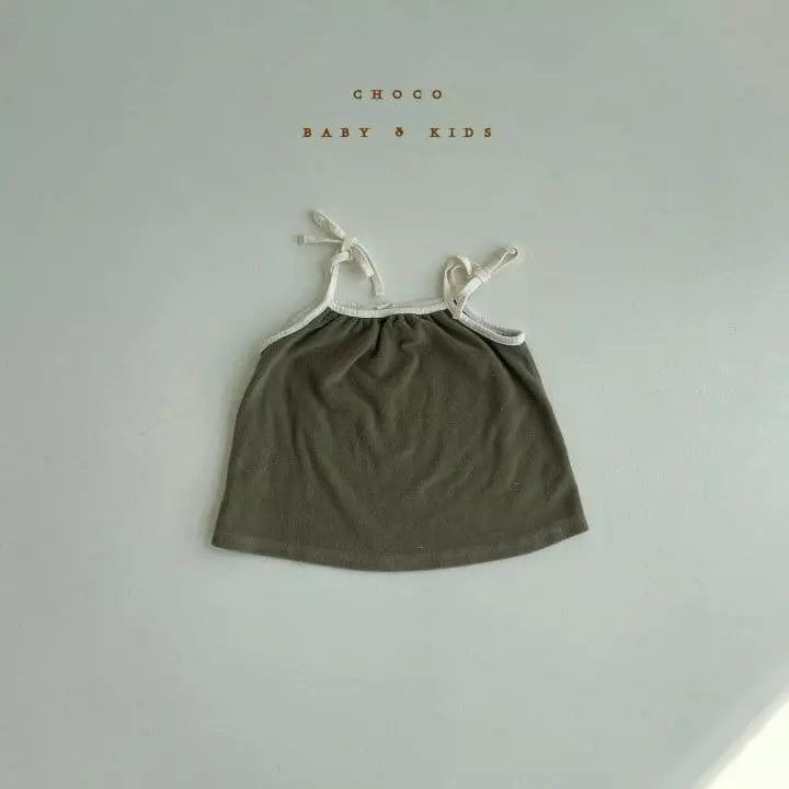 Choco bebe - Korean Children Fashion - #fashionkids - Terry String Sleeveless - 5