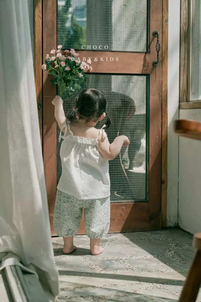 Choco bebe - Korean Children Fashion - #kidsshorts - Flower Pants