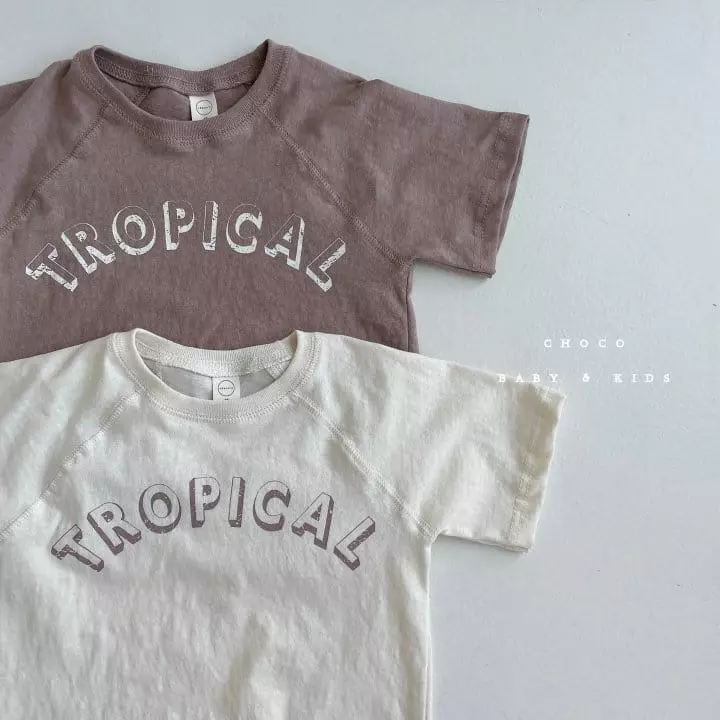 Choco bebe - Korean Children Fashion - #littlefashionista - Tropical Tee - 3