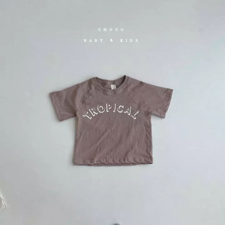 Choco bebe - Korean Children Fashion - #minifashionista - Tropical Tee - 5