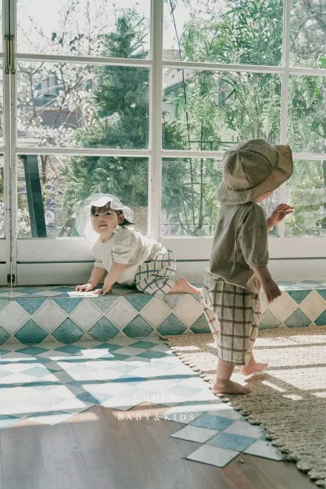 Choco bebe - Korean Children Fashion - #minifashionista - Check Shorts - 9