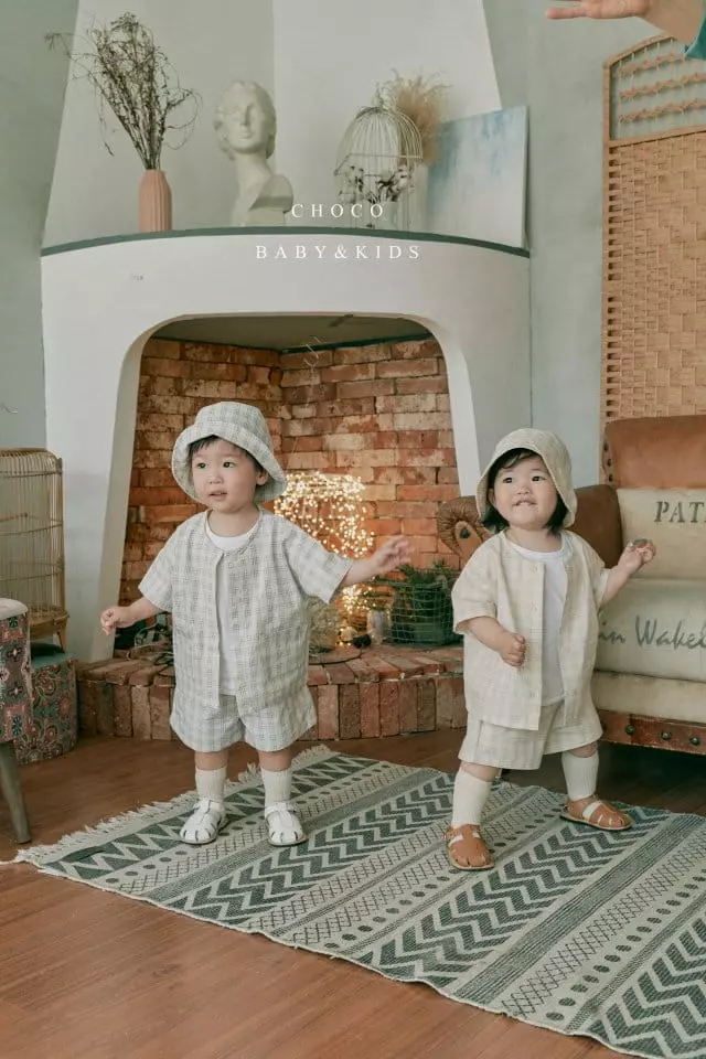Choco bebe - Korean Children Fashion - #prettylittlegirls - Milk Check Shirt