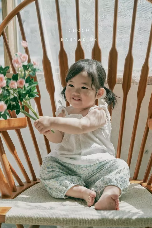 Choco bebe - Korean Children Fashion - #todddlerfashion - Flower Pants - 9