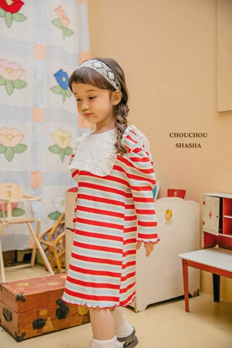 Chouchou Shasha - Korean Children Fashion - #kidzfashiontrend - Sailor One-piece - 4