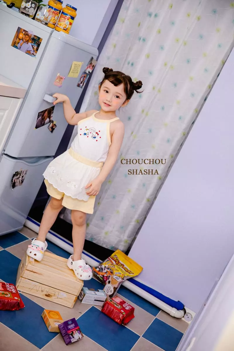 Chouchou Shasha - Korean Children Fashion - #childofig - Lace Currot Pants - 10