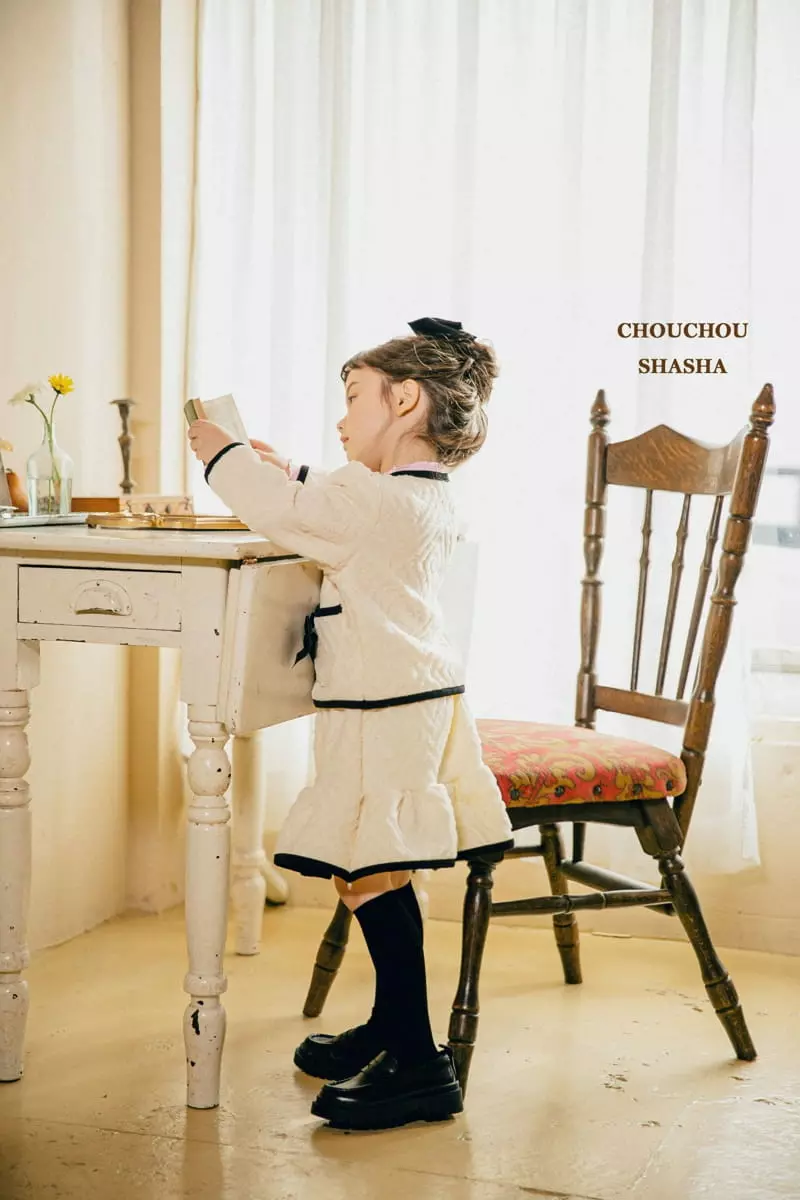 Chouchou Shasha - Korean Children Fashion - #childofig - Jenny Top Bottom Set - 5