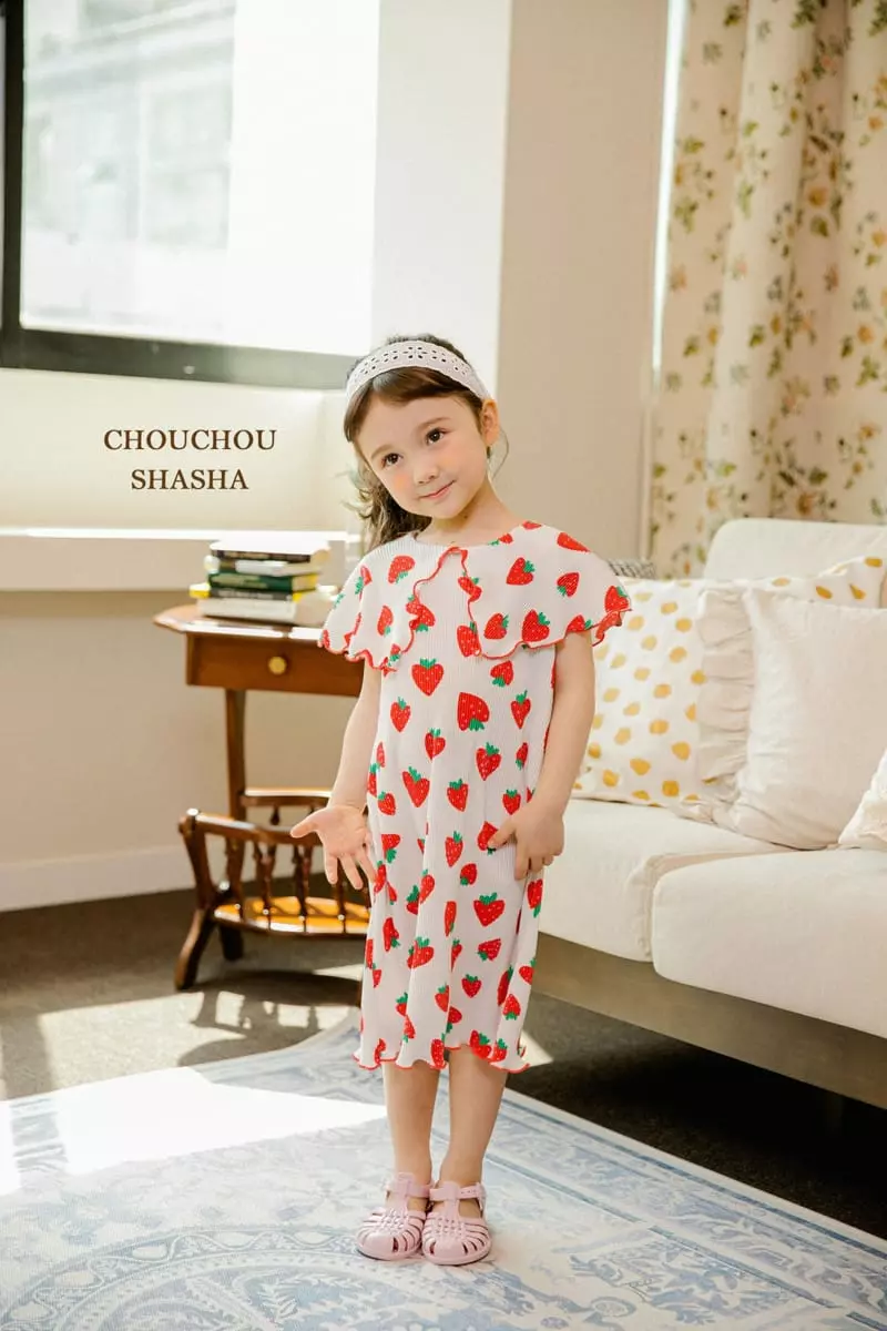 Chouchou Shasha - Korean Children Fashion - #childrensboutique - Berry One-piece - 10