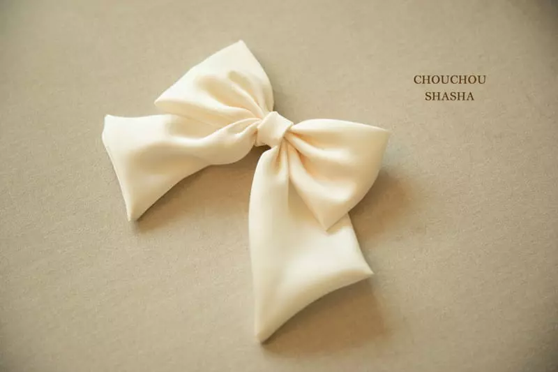 Chouchou Shasha - Korean Children Fashion - #designkidswear - Big Ribbon Hairpin