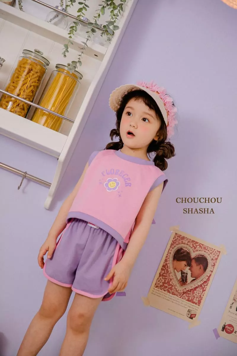 Chouchou Shasha - Korean Children Fashion - #designkidswear - Flower Tee - 6