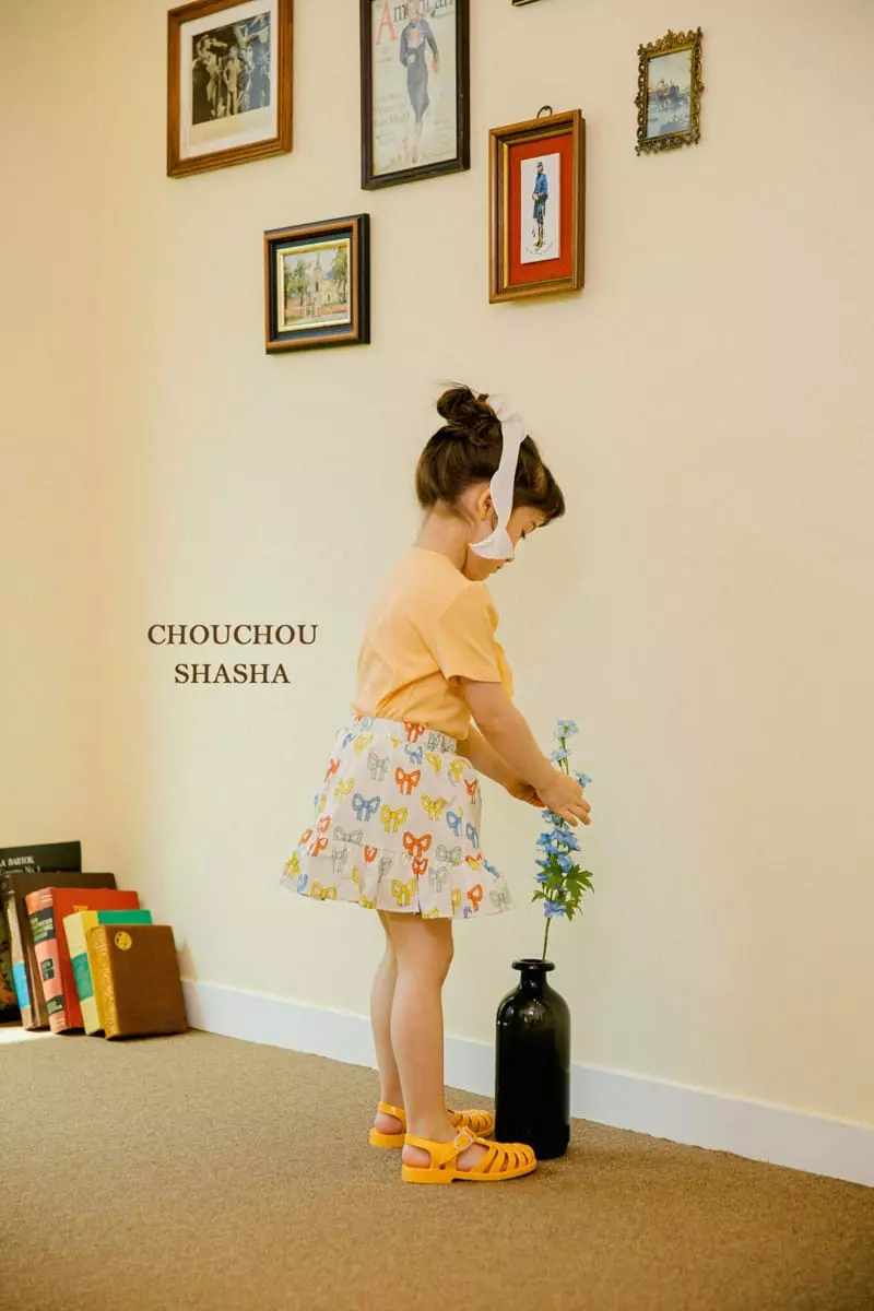 Chouchou Shasha - Korean Children Fashion - #childrensboutique - Ribbon Tee - 4