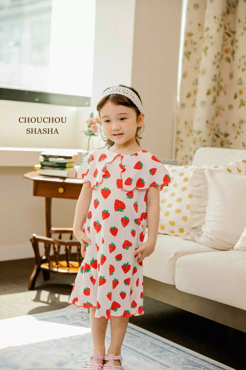 Chouchou Shasha - Korean Children Fashion - #designkidswear - Berry One-piece - 11
