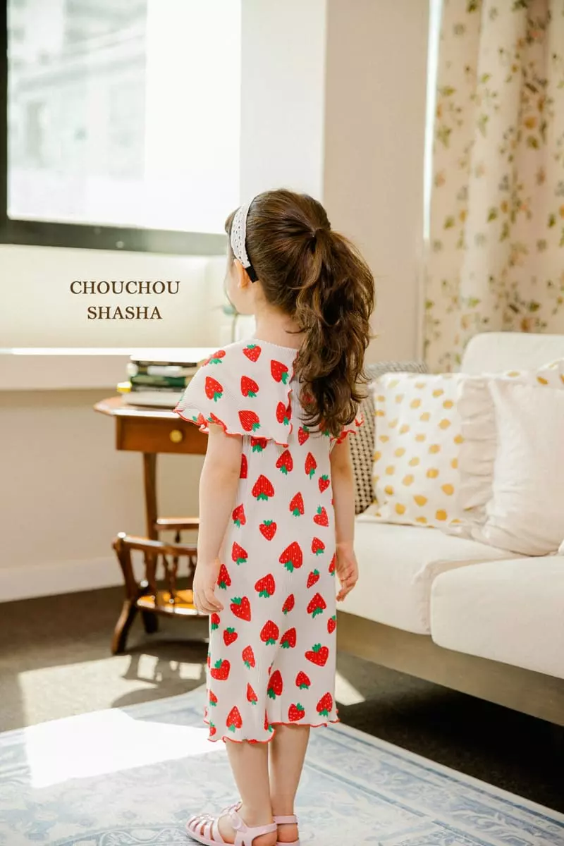 Chouchou Shasha - Korean Children Fashion - #discoveringself - Berry One-piece - 12