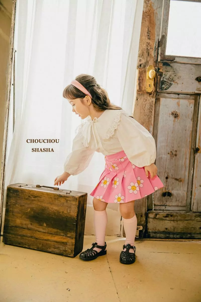 Chouchou Shasha - Korean Children Fashion - #discoveringself - Frill Blouse - 7